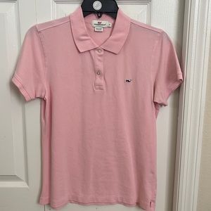 Vineyard vines light pink polo size small